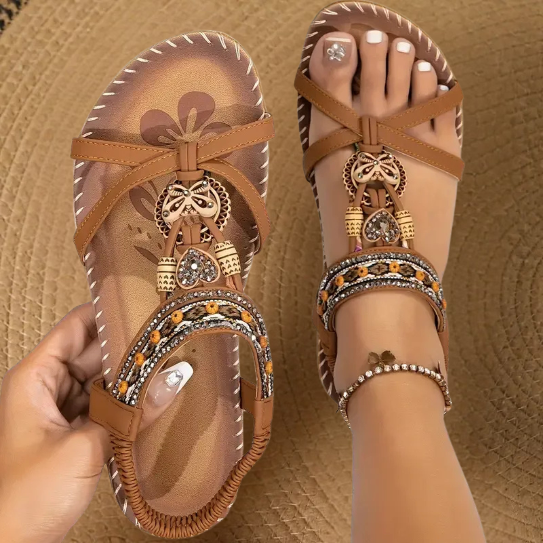 Flora | Sandalias Estilo Ibiza Combinando Confort y Elegancia
