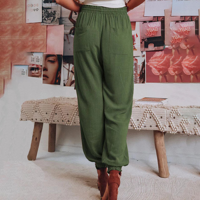 Elena | Pantalones Elegantes con Cordón