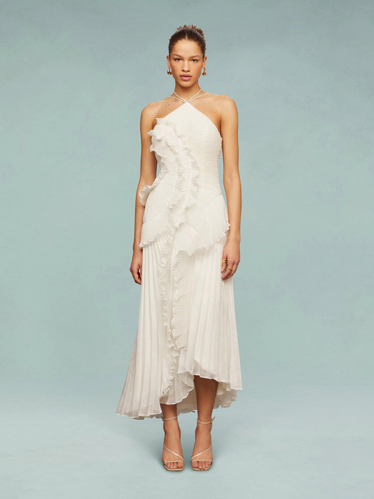 Elena™ | Vestido largo Ocean Whirlpool