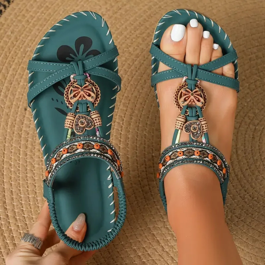 Flora | Sandalias Estilo Ibiza Combinando Confort y Elegancia