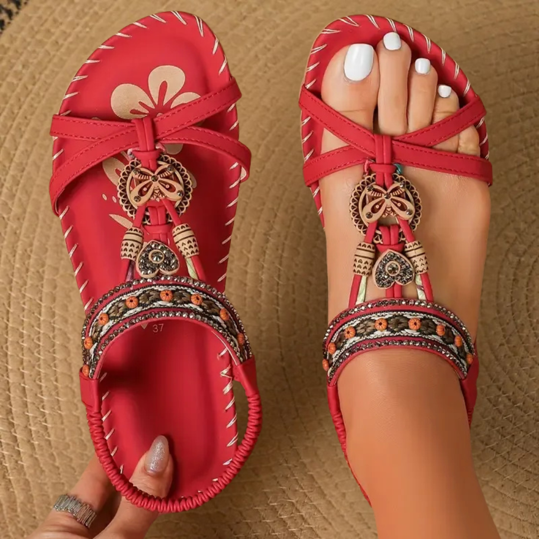 Flora | Sandalias Estilo Ibiza Combinando Confort y Elegancia