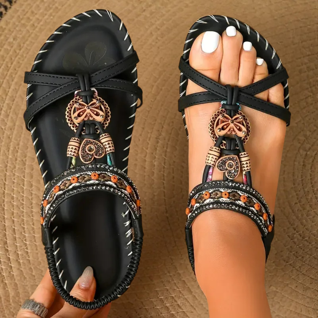 Flora | Sandalias Estilo Ibiza Combinando Confort y Elegancia