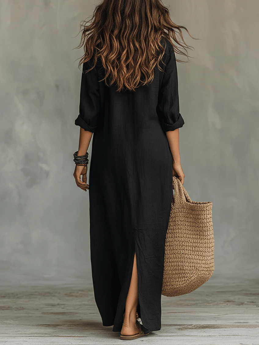 Soline | Vestido largo con botones